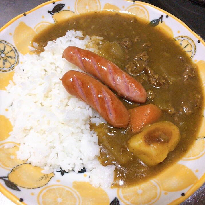 カレー2日目☆トッピングで豪華に☆